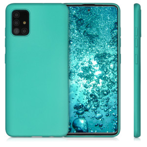 Husa pentru Samsung Galaxy A51, Silicon, Verde, 51201.128 - Img 2