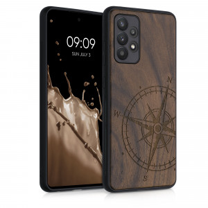 Husa pentru Samsung Galaxy A52 / Galaxy A52 5G / Galaxy A52s 5G, Lemn, Maro, 54354.02 - Img 1