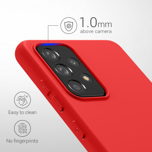Husa pentru Samsung Galaxy A52 / Galaxy A52 5G / Galaxy A52s 5G, Silicon, Rosu, 54346.111 - Img 4