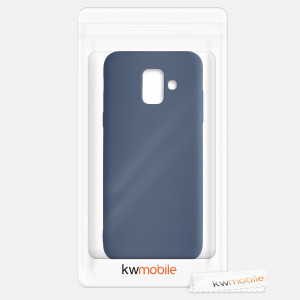 Husa pentru Samsung Galaxy A6 (2018), Silicon, Albastru, 45247.116 - Img 6