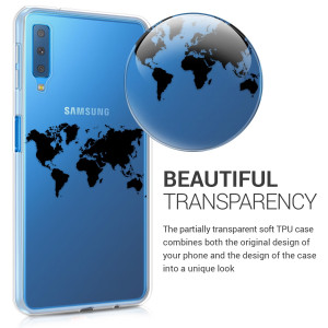 Husa pentru Samsung Galaxy A7 (2018), Silicon, Negru, 46430.02 - Img 4