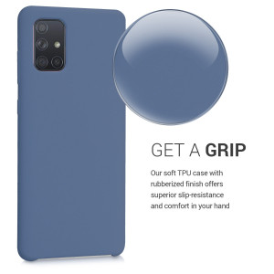 Husa pentru Samsung Galaxy A71, Silicon, Albastru, 51209.168 - Img 4