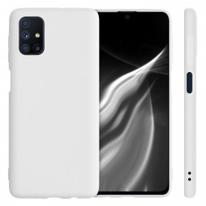 Husa pentru Samsung Galaxy M51, Silicon, Alb, 53347.48 - Img 2