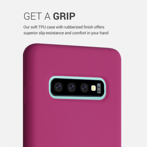 Husa pentru Samsung Galaxy S10 Plus, Silicon, Roz, 49028.213, kwmobile - Img 4