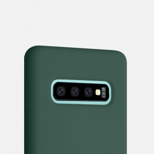 Husa pentru Samsung Galaxy S10 Plus, Silicon, Verde, 49028.169 - Img 8