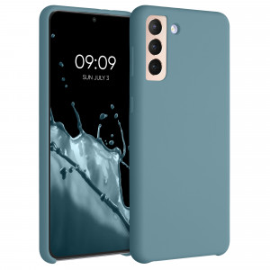 Husa pentru Samsung Galaxy S21 Plus, Silicon, Albastru, 54066.206 - Img 1