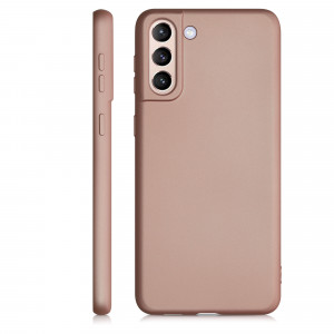 Husa pentru Samsung Galaxy S21 Plus, Silicon, Rose Gold, 54067.31 - Img 5