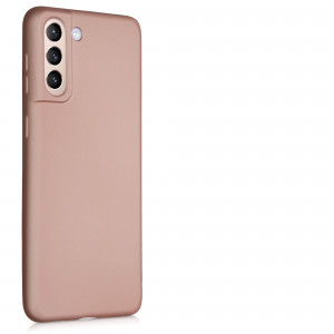 Husa pentru Samsung Galaxy S21 Plus, Silicon, Rose Gold, 54067.31 - Img 8