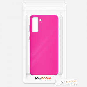 Husa pentru Samsung Galaxy S21 Plus, Silicon, Roz, 54066.77, kwmobile - Img 7