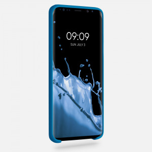Husa pentru Samsung Galaxy S9 Plus, Silicon, Albastru, 44183.224 - Img 3