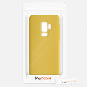 Husa pentru Samsung Galaxy S9 Plus, Silicon, Galben, 44183.143 - Img 7