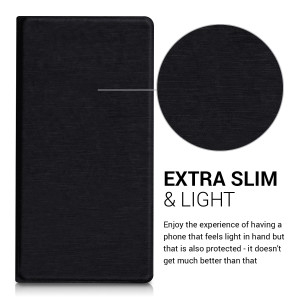 Husa pentru Wiko Fever, Piele ecologica, Negru, 35967.01 - Img 3