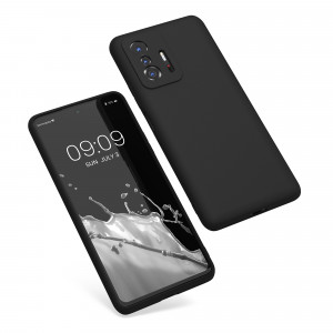 Husa pentru Xiaomi 11T / 11T Pro, Silicon, Negru, 56245.01, kwmobile - Img 2