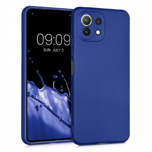 Husa pentru Xiaomi Mi 11 Lite 5G, Silicon, Albastru, 54727.64 - Img 1