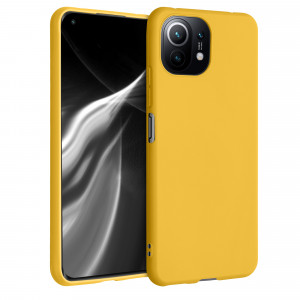 Husa pentru Xiaomi Mi 11 Lite 5G, Silicon, Galben, 54726.143 - Img 1
