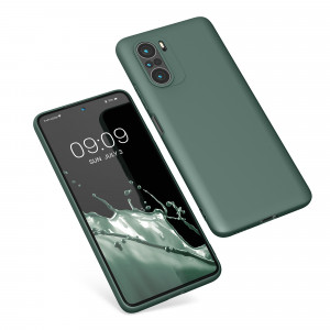 Husa pentru Xiaomi Mi 11i / Poco F3, Silicon, Verde, 57026.171, kwmobile - Img 2