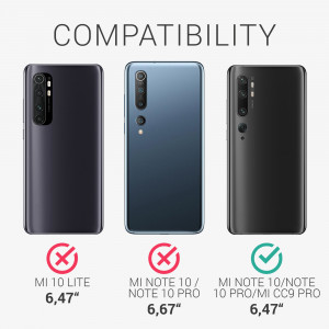 Husa pentru Xiaomi Mi Note 10 / Mi Note 10 Pro, Piele ecologica, Albastru, 52262.03, kwmobile - Img 6