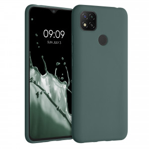 Husa pentru Xiaomi Redmi 9C, Silicon, Verde, 52850.171, kwmobile - Img 1