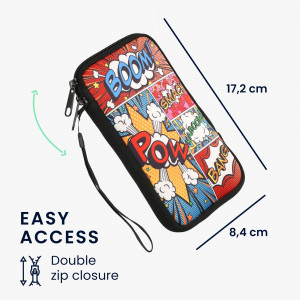 Husa Universala Kwmobile marime XL - 6,8 inch, Neopren, Multicolor, 30226.4.36 - Img 6