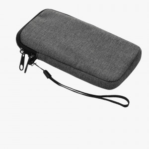Husa Universala Kwmobile marime XL - 6,8 inch, Textil, Gri, 58228.4.19 - Img 8