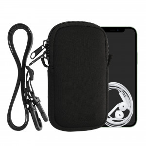 Husa Universala Kwmobile marime XS - 4 inch, Neopren, Negru, 58700.32.01 - Img 1