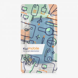Husa Universala Kwmobile marime XXL - 7 inch, Neopren, Albastru, 46188.5.145 - Img 7