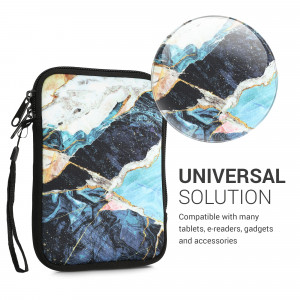Husa universala pentru eBook Reader de 6 inch, Kwmobile, Multicolor, Textil, 50335.16 - Img 5