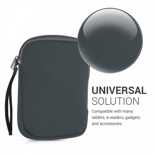 Husa universala pentru eBook reader, Textil, Gri, 50334.22 - Img 5