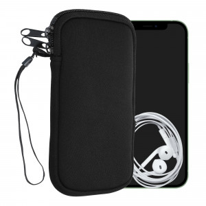 Husa Universala pentru telefon M - 5,5 inch, Neopren, Negru, 46188.2.01 - Img 1