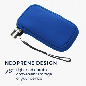 Husa Universala pentru telefon S - 4,5 inch, Neopren, Albastru, 46188.1.04 - Img 4