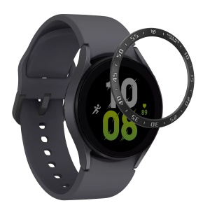 Rama cadran Kwmobile pentru Samsung Galaxy Watch 5, Negru/Argintiu, Aluminiu, KWM0000259A001C - Img 2