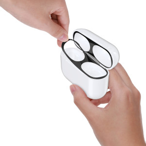 Set 2 Aparatori de praf pentru casti Apple AirPods Pro, Kwmobile, Negru, Plastic, 50975.01 - Img 7