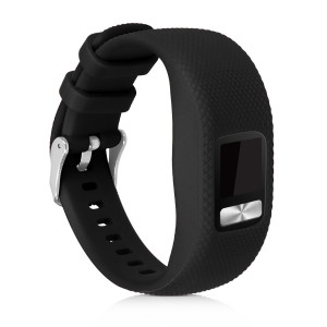 Set 2 Curele pentru Garmin Vivofit 4, kwmobile, Silicon, Negru, 50976.04 - Img 3