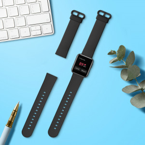 Set 2 curele pentru Xiaomi Mi Watch Lite/Redmi Watch, Kwmobile, Negru, Silicon, 54778.06 - Img 3