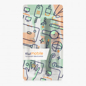 Set 2 Curele pentru Xiaomi Redmi Smart Band Pro, Kwmobile, Alb/Verde, Silicon, 57425.02 - Img 7