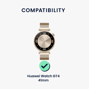 Set 2 Folii de protectie Kwmobile pentru Huawei Watch GT 4 (41mm), Transparent/Negru, Polimer, KWM0000251T001C - Img 6
