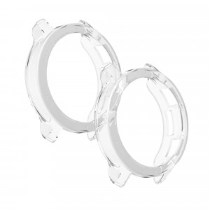 Set 2 huse pentru Xiaomi Watch S1 Active, Kwmobile, Transparent, Silicon, 58070.02 - Img 7