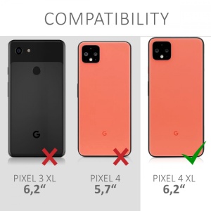 Set 3 folii de protectie pentru Google Pixel 4 XL, Kwmobile, Fata, Transparent, 50885.1 - Img 5
