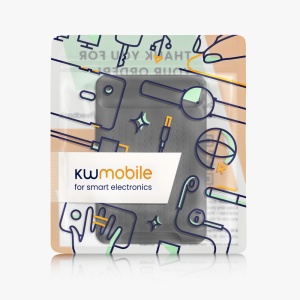 Suport magnetic pentru carduri compatibil cu Apple iPhone 14 Series/iPhone 13 Series/iPhone 12 Series, Kwmobile, Negru, Plastic, 58790.01 - Img 8