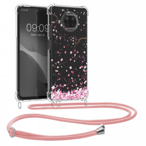 Bumper kwmobile pentru Xiaomi Mi 10T Lite, Silicon, Transparent/Roz, 56533.03 - Img 1