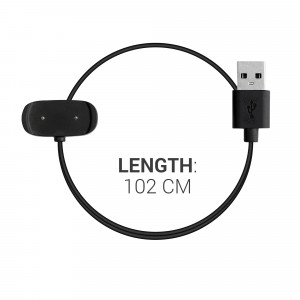 Cablu de incarcare USB pentru Xiaomi Amazfit GTR 2 / Amazfit GTS 2, Negru, 53922.01 - Img 3