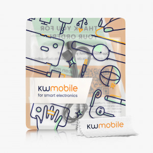 Curea pentru casti Apple AirPods 3/AirPods 2/AirPods Pro, Kwmobile, Negru, Silicon, 56992.01 - Img 7