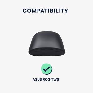 Husa Casti Kwmobile pentru Asus ROG TWS, Negru, Silicon, KWM000024SJ001C - Img 7