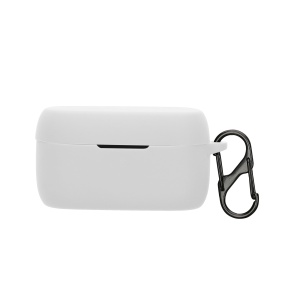 Husa Casti Kwmobile pentru Jabra Evolve 2 Buds, Alb, Silicon, KWM000018PY002C - Img 1