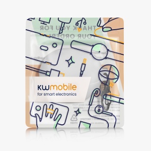 Husa Casti Kwmobile pentru SoundPEATS Clear, Alb, Silicon, KWM0000259W001C - Img 8