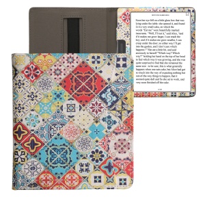 Husa cu buzunar Kwmobile pentru Onyx Boox Leaf 2, Multicolor, Piele ecologica, KWM000023PT004C - Img 2