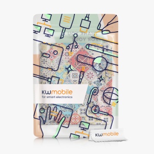 Husa cu buzunar Kwmobile pentru Onyx Boox Leaf 2, Multicolor, Piele ecologica, KWM000023PT004C - Img 8