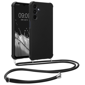 Husa Kwmobile cu jnur pentru Samsung Galaxy A15 5G, Negru, Silicon, KWM000021UN001C - Img 1