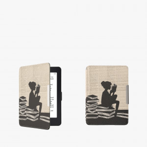 Husa kwmobile pentru Amazon Kindle Paperwhite 7, Piele ecologica, Multicolor, 25824.48 - Img 8