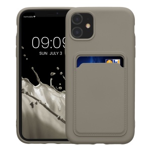 Husa Kwmobile pentru Apple iPhone 11, Gri, Silicon, KWM0000134F016C - Img 3